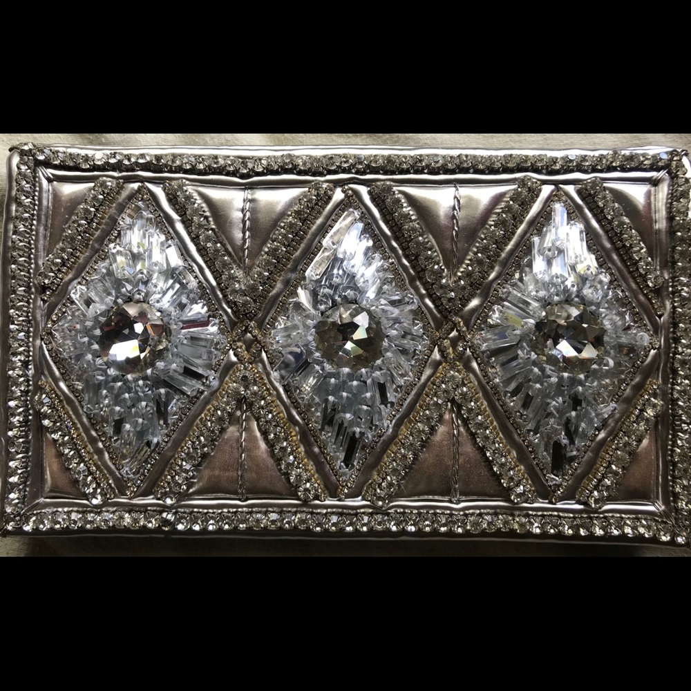 New Balmain Beaded Night-Out Clutch. Open to trading